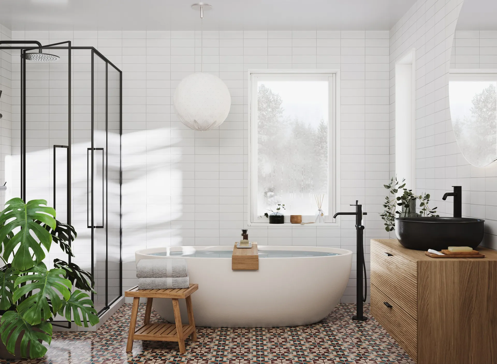 Interiørvisualisering - badrum