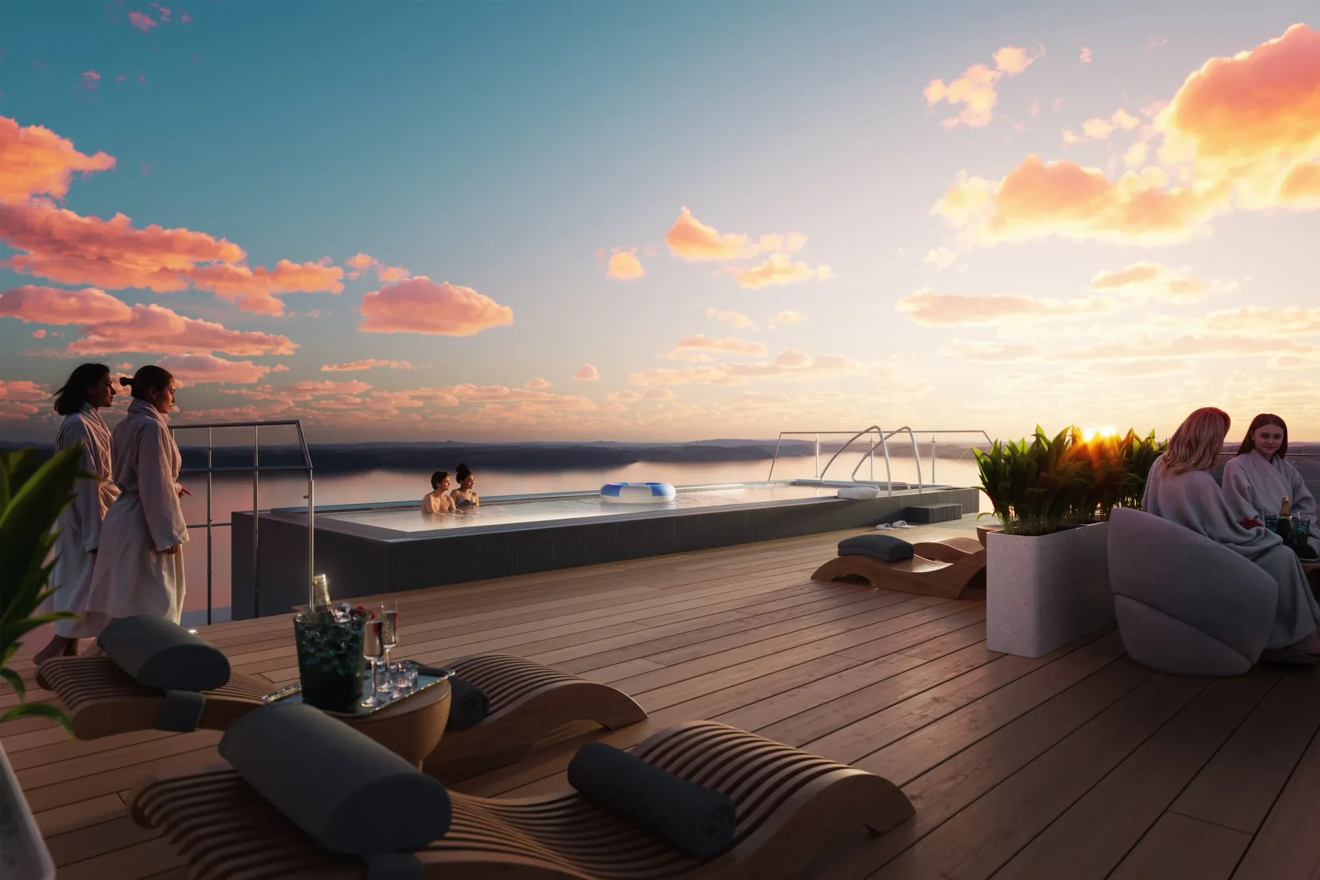 Vildmarkskällaren utomhuspool