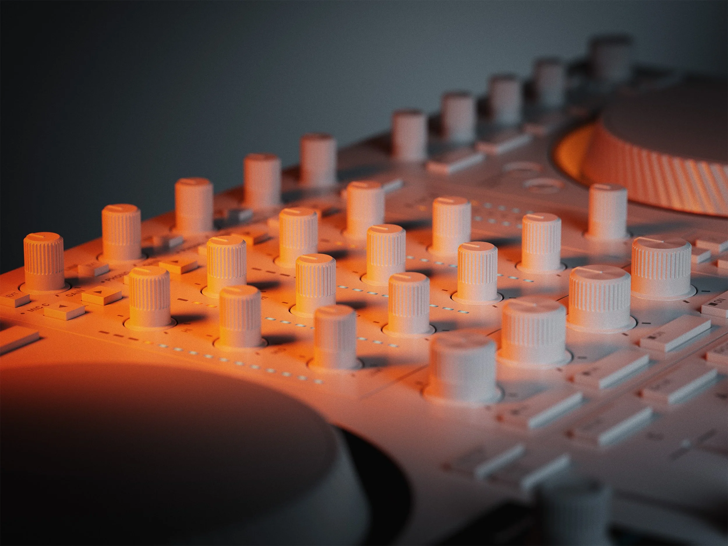 Produktvisualisering av DJ-kontroller