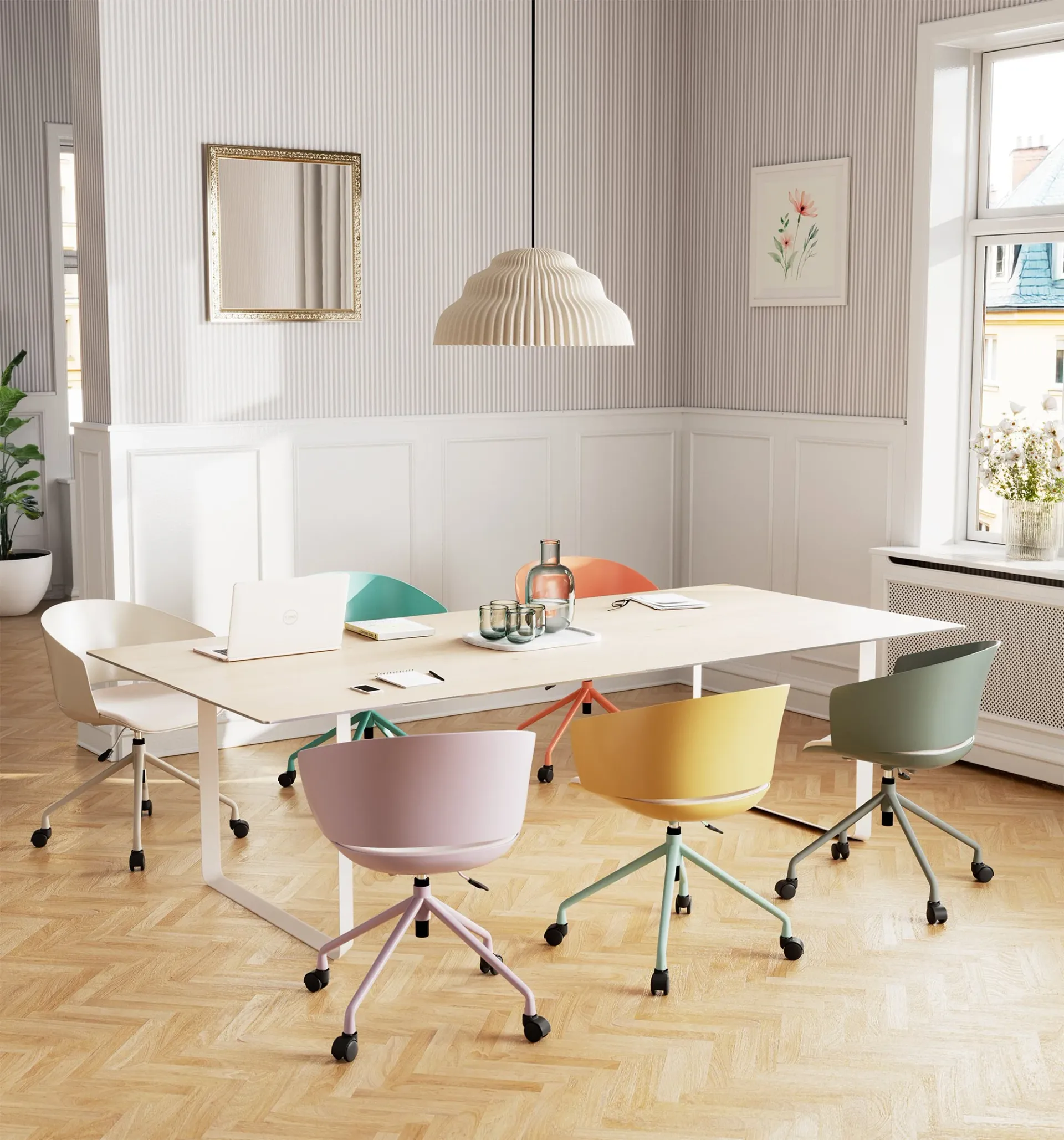 Produktvisualisering i realistisk miljø - kontor